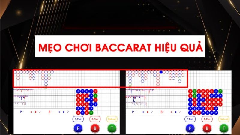 Cách đọc bảng phụ trong Baccarat chuẩn xác đường hạt đậu