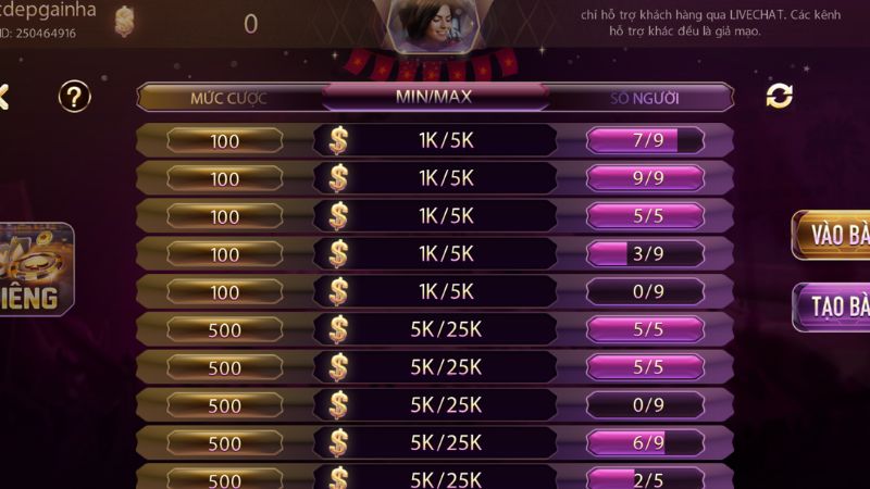 Chơi Liêng tại Game bài BOSSFUN