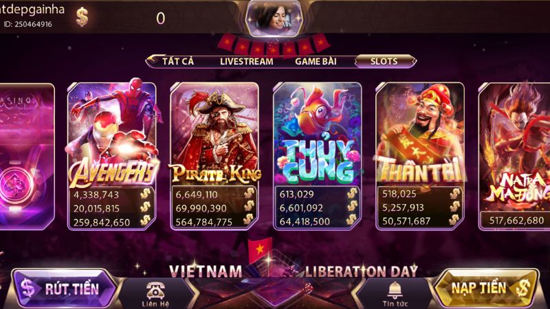 Top các game nổ hũ mới tại BOSSFUN được yêu thích